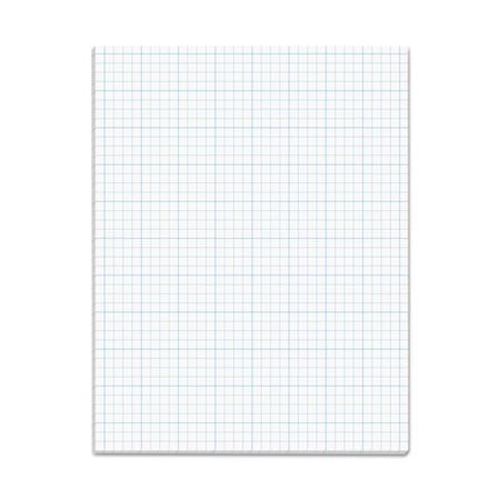 Tops Business Forms TOPS, CROSS SECTION PADS, 4 SQ/IN QUADRILLE RULE, 8.5 X 11, WHITE, 50PK 35041